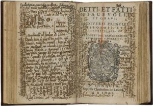 Lodovico Domenichi, Facetie (Venice, 1571), title page